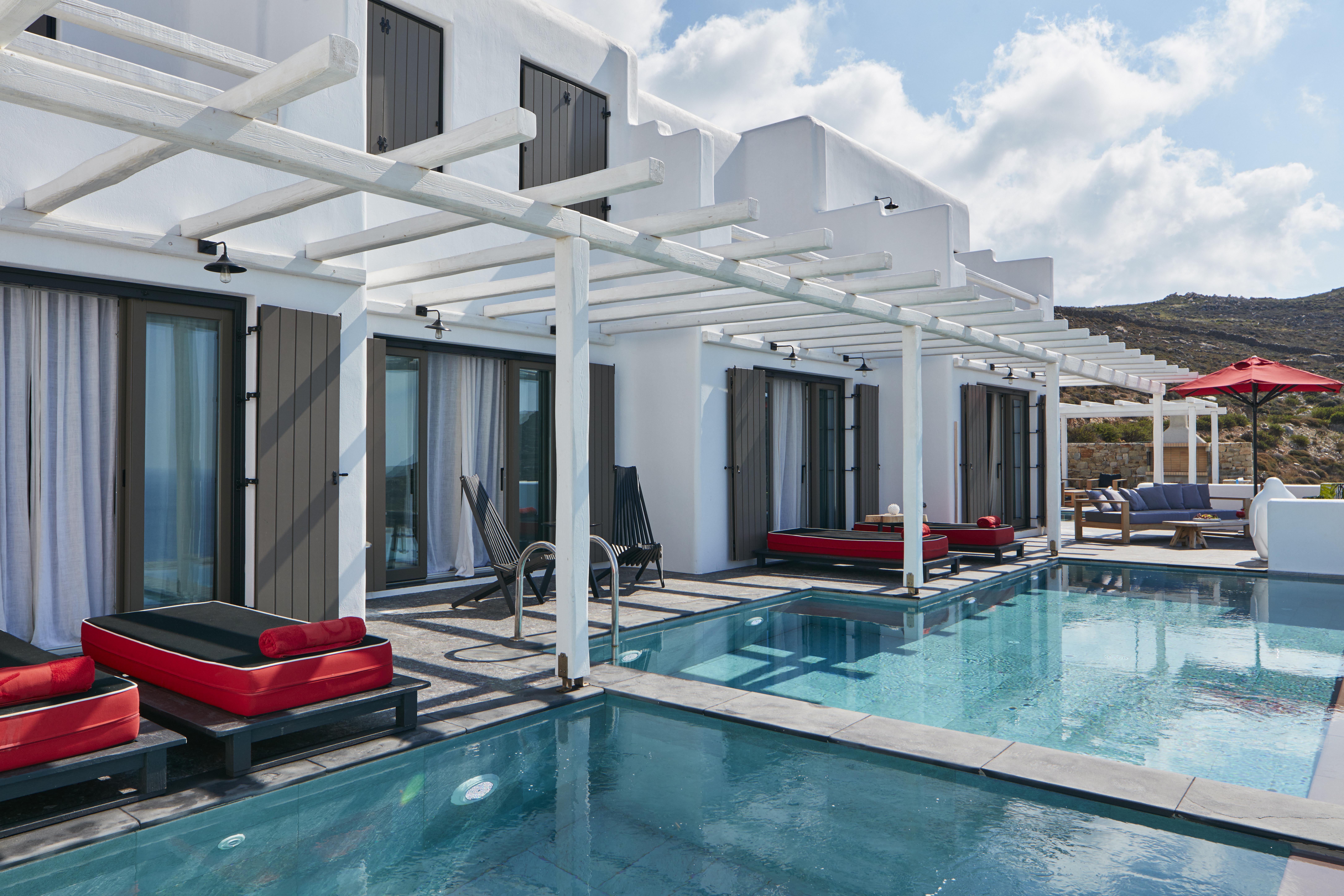 มิโคเนียน อวาตอน - ดีไซน์ โฮเต็ล Hotel Elia  ภายนอก รูปภาพ