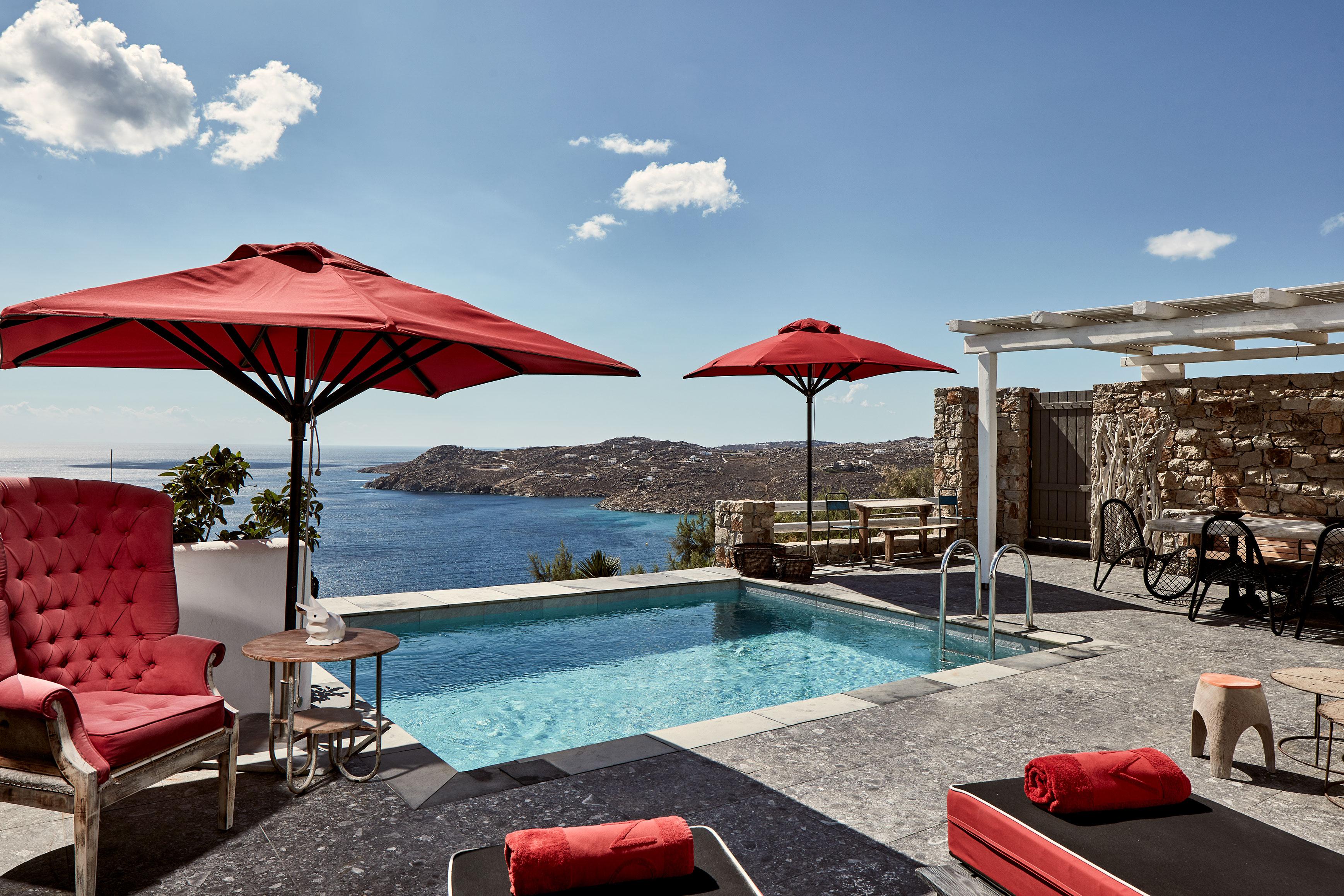 มิโคเนียน อวาตอน - ดีไซน์ โฮเต็ล Hotel Elia  ภายนอก รูปภาพ