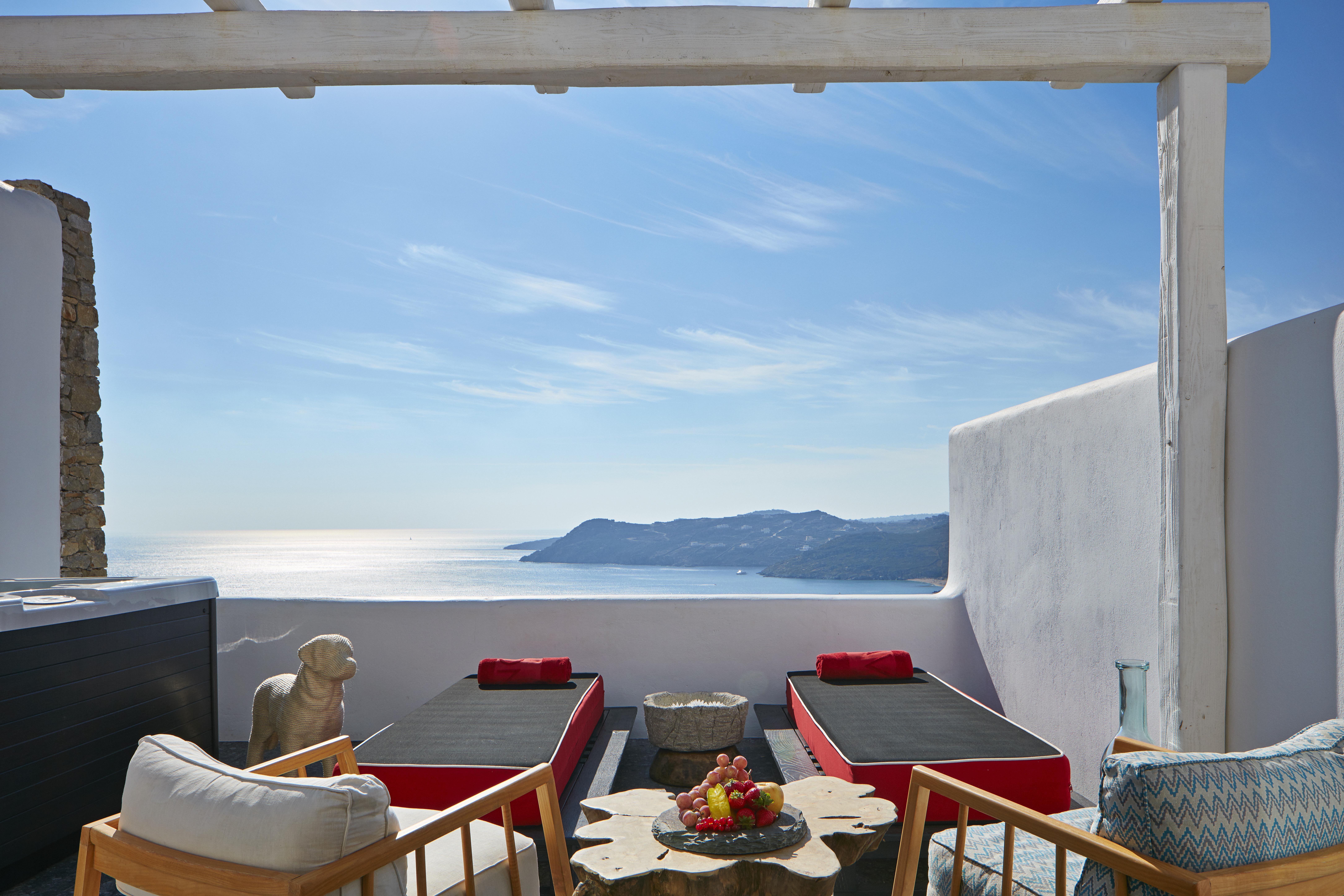 มิโคเนียน อวาตอน - ดีไซน์ โฮเต็ล Hotel Elia  ภายนอก รูปภาพ