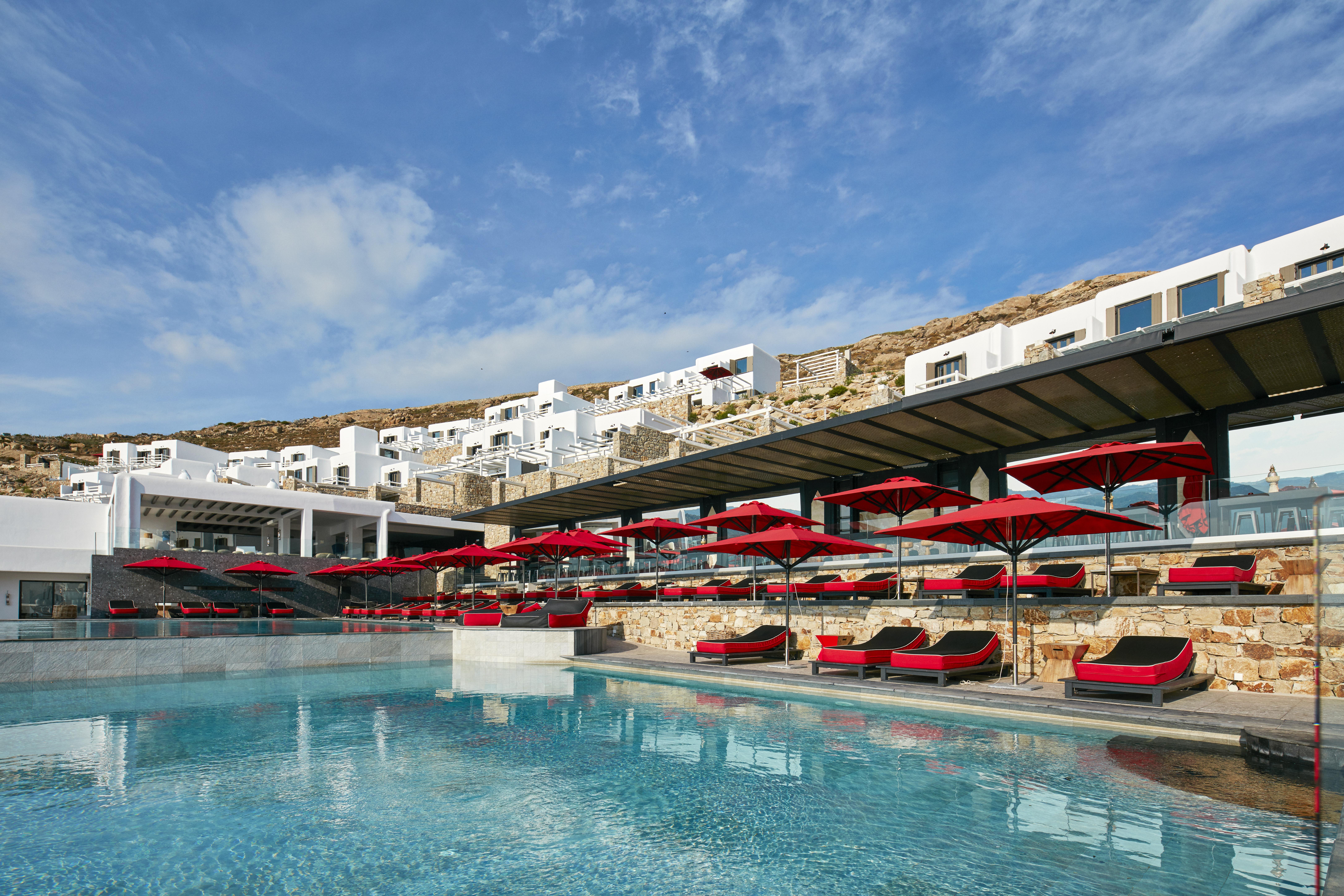 มิโคเนียน อวาตอน - ดีไซน์ โฮเต็ล Hotel Elia  ภายนอก รูปภาพ