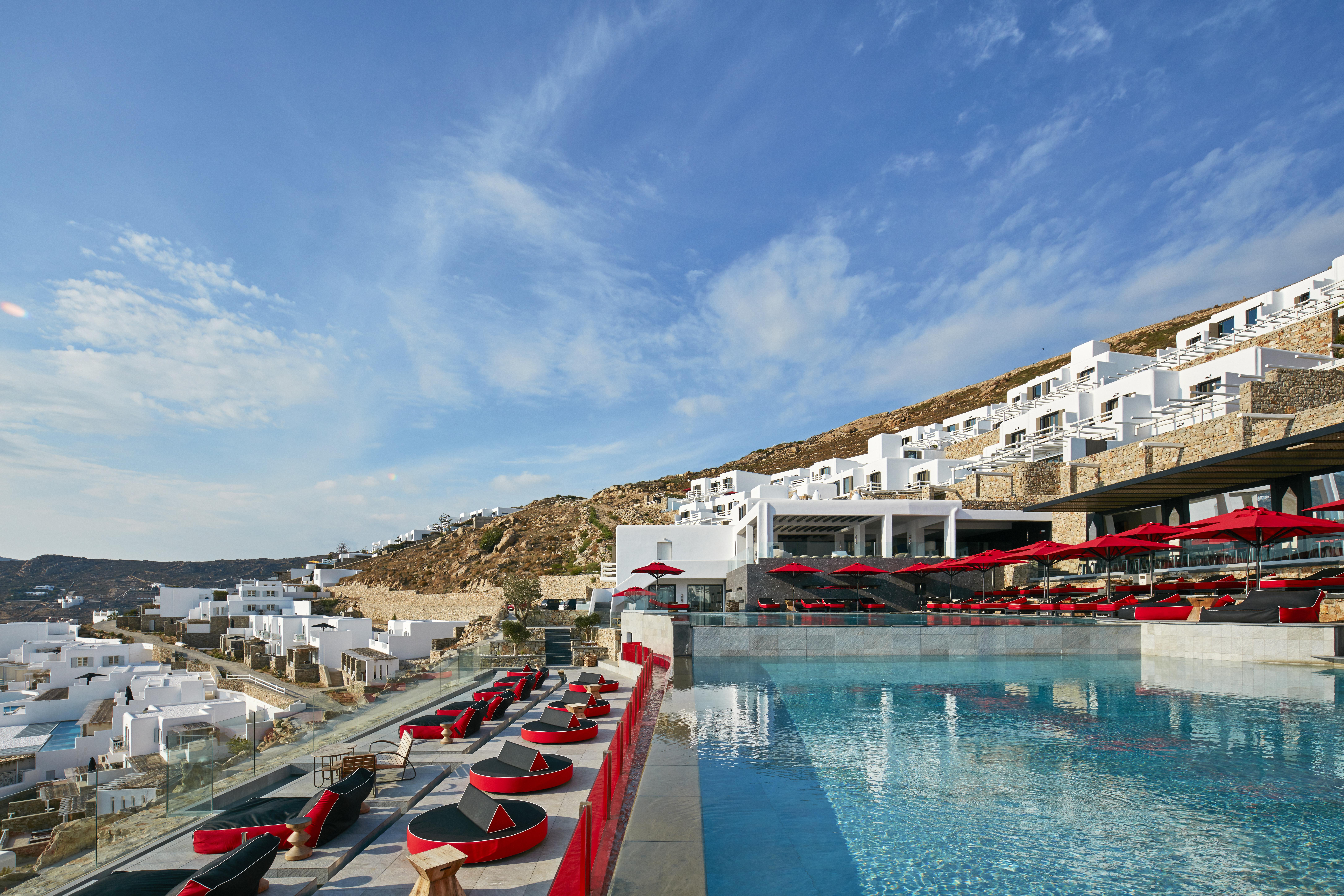 มิโคเนียน อวาตอน - ดีไซน์ โฮเต็ล Hotel Elia  ภายนอก รูปภาพ