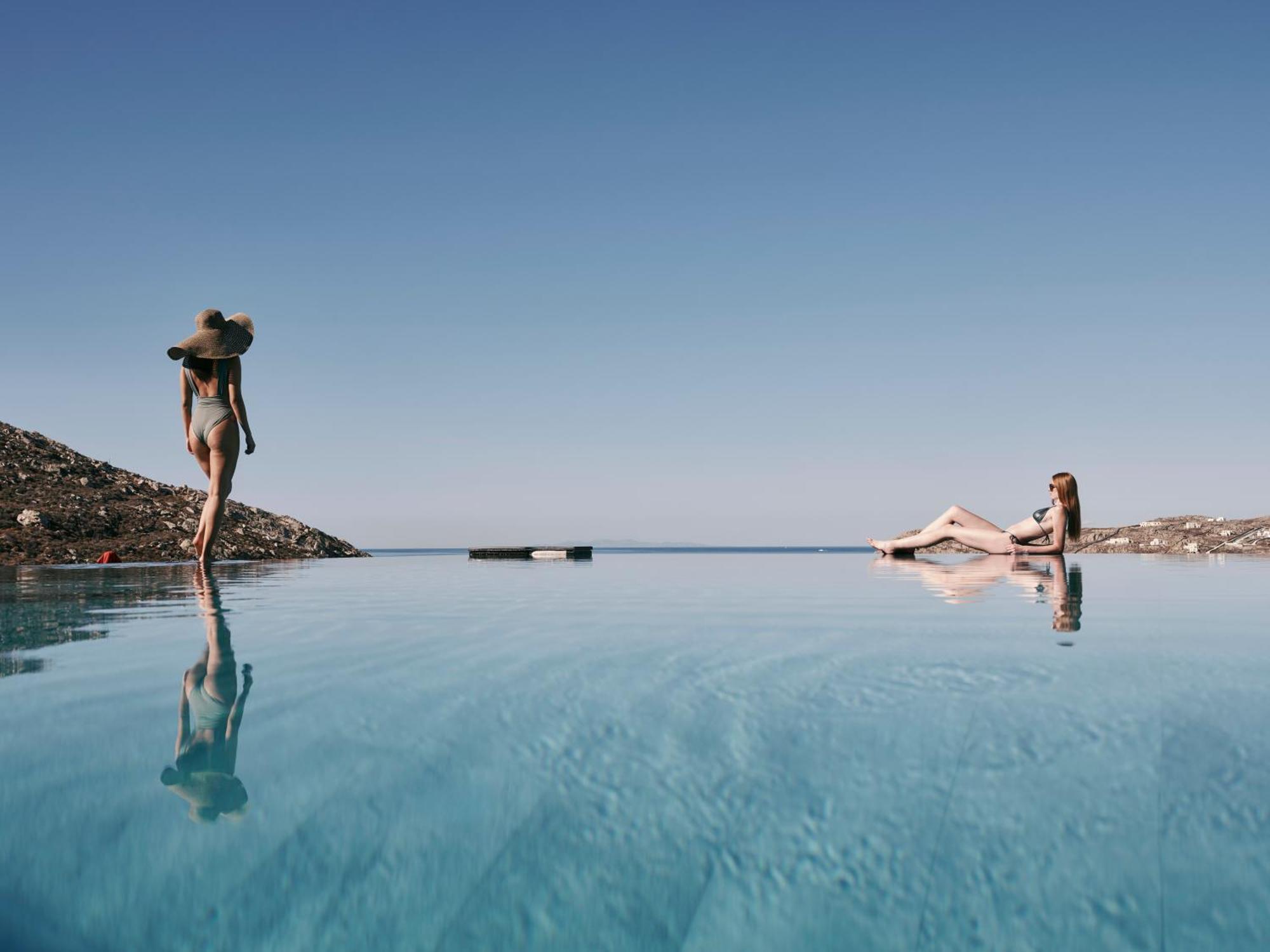 มิโคเนียน อวาตอน - ดีไซน์ โฮเต็ล Hotel Elia  ภายนอก รูปภาพ