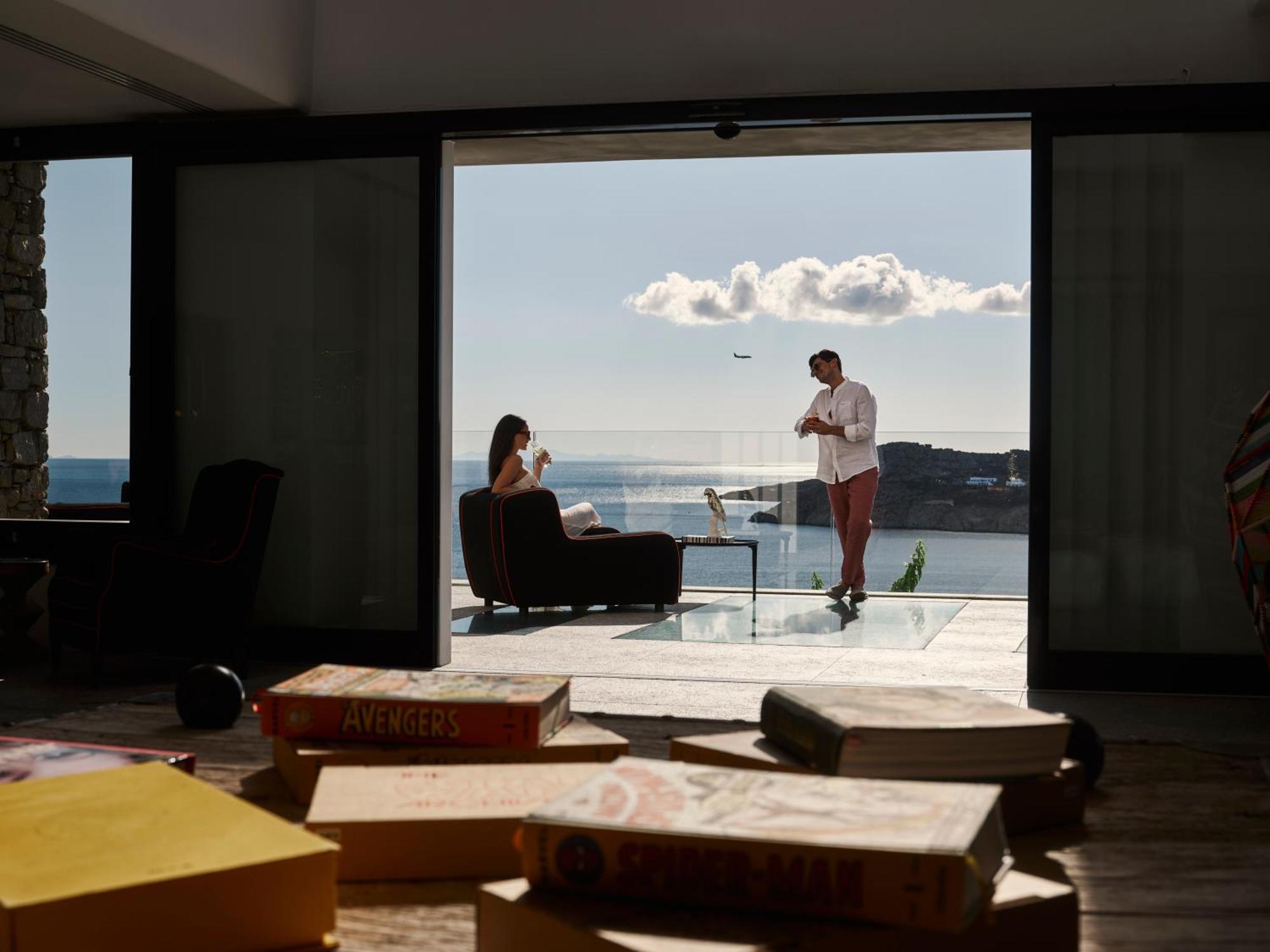 มิโคเนียน อวาตอน - ดีไซน์ โฮเต็ล Hotel Elia  ภายนอก รูปภาพ